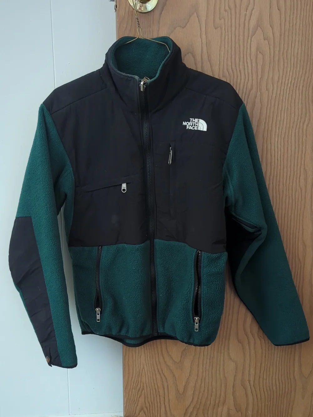 The North Face Teal Green and Black Lightweight Fleece Jacket